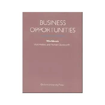 Cizí jazyk Business Opportunities Workbook