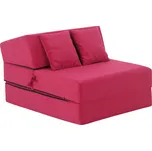 Skládací matrace/křeslo, 2v1, růžová magenta, PELOS