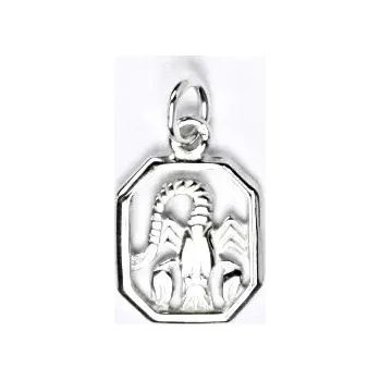 Přívěsek Zlatý přívěsek, bílé zlato, štír, znamení zvěrokruhu - P 127 (zlaté měsíční znamení)