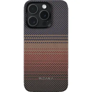 Náhradní kryt pro mobilní telefon Kryt pro iPhone 15 Pro Pitaka MagEZ Case 5 - sunset