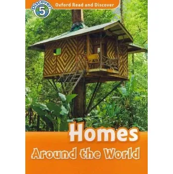 Cizojazyčná kniha Discover! 5 Homes Around the World