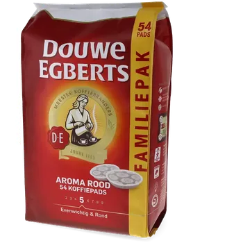 Káva Douwe Egberts Aroma Rood mletá 54 podů