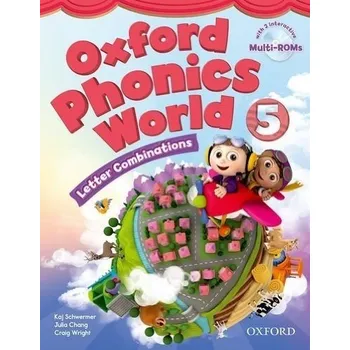 Cizojazyčná kniha Oxford Phonics World 5 Letter Combinations Student's Book + MultiROMs