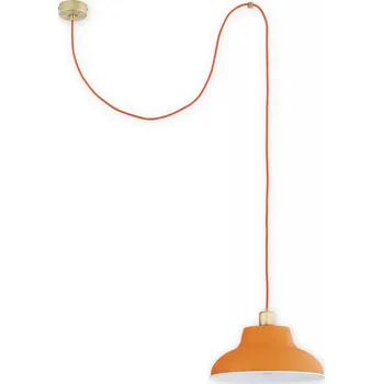 Svítidlo Lemir Závěsné svítidlo na lanku O2831 W1 PAT + POM [S] ZTS lanko 1, patina +