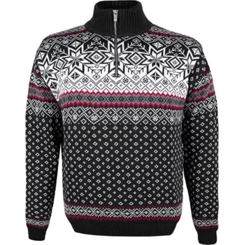 Pánský svetr Kama Merino svetr 471 110 - černá S