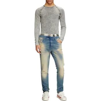 Pánské džíny DŽÍNY DIESEL 2062 D-STRUKT-B JOGG SWEAT JEANS BLUE