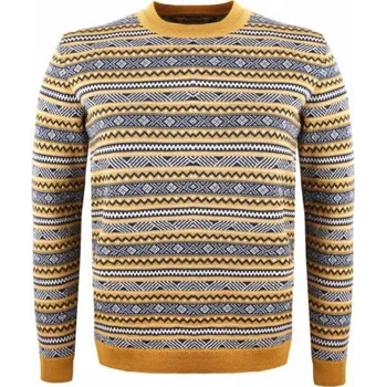 Dámský svetr Kama Merino svetr 5044 102 - žlutá XL