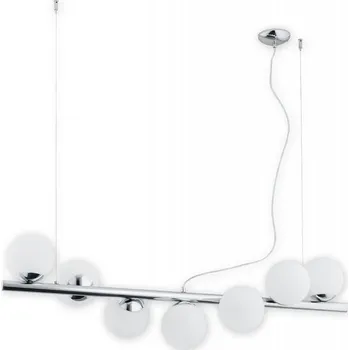 Svítidlo Lemir Lustr do obyváku O2917 W7 CH Osso závěsný lustr 7 ramenný, chrom