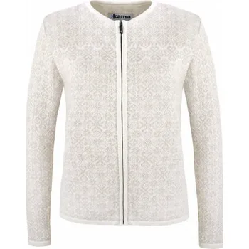 Dámský svetr Kama Merino svetr 5046 100 - bílá XL