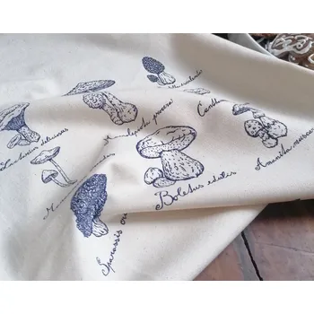 Kuchyňská zástěra Utěrka "mykologická" Barva: krémová