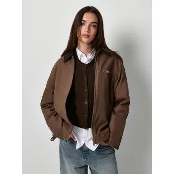 Dámský kabát Přechodná bunda - S - House - hnědý - 125EW-88X