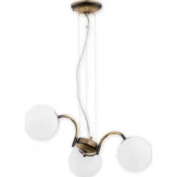 Svítidlo Lemir Lustr do obyváku O2903 W3 PAT Nol lustr 3 ramenný, patina