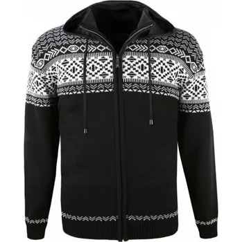 Pánský svetr Kama Merino svetr 3064 110 - černá L