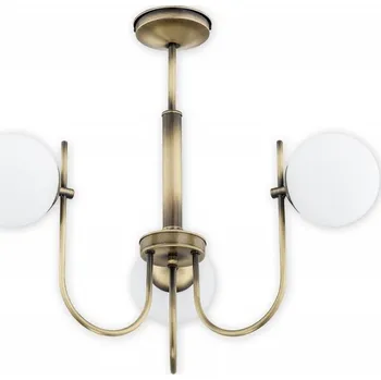 Svítidlo Lemir Lustr do obyváku O2853 W3 PAT Ape lustr 3 ramenný, patina
