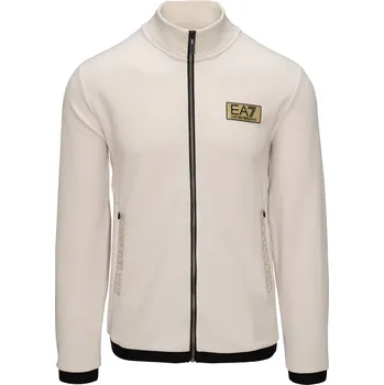 Pánská mikina Pánská Mikina EA7 TRAIN GOLD LABEL M T-TOP FZ PQ 3DPM11PJG1Z1946 – Béžová M