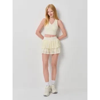 Dámská sukně Kraťasová sukně - M - House - krémový - 414GE-01X