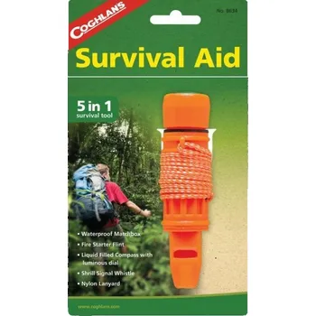 Vybavení pro přežití Coghlans nouzová sada Survival Aid 5 v 1