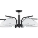 Lemir Stropní svítidlo O2925 W5 CZA + CH Lava lustr 5 ramenný, černá matná +