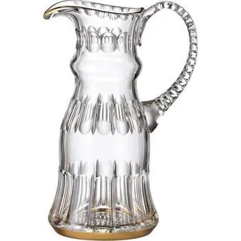 Džbán Bohemia Crystal Ručně broušený džbán Daisy Line Gold 1200ml