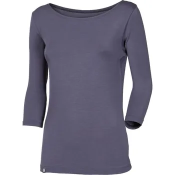 Dámské tričko Progress ANIKA dámské triko s 3/4 rukávem s bambusem šedá Velikost: S