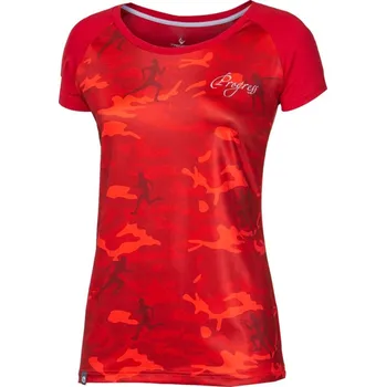 Dámské tričko Progress HEROICA dámské sportovní tričko tm. červená Velikost: S