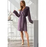 Dámský župan LaL 2557 Slim Fialová L