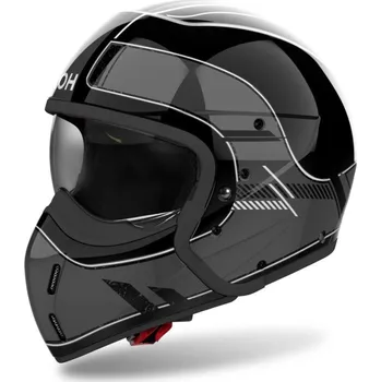 Helma na motorku Přilba J110 Raster, AIROH (tmavě šedá lesklá) 2026 M