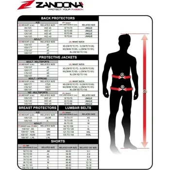 Motocyklový chránič hrudi a pátěře Chránič páteře ZANDONA SHARK EVC X7 8007 LEVEL2 2H6544046