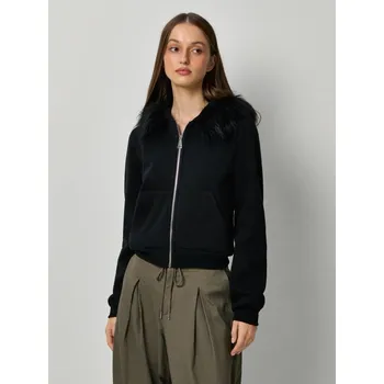 Dámské oblečení Mikina na zip s&nbsp;kapucí - XS - House - černá - 549GS-99X