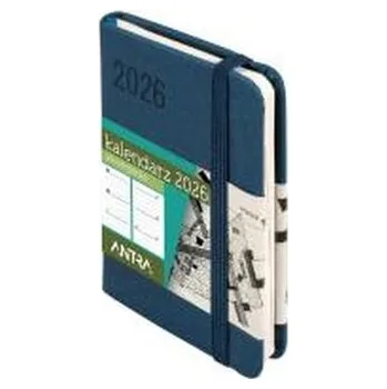 Diář Kalendarz 2026 A7 Awangarda TDW granatowy