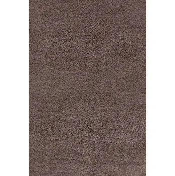 Koberec Kusový koberec Life Shaggy 1500 mocca Kruh Ø 80 cm