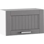 Horní skříňka, tmavě šedá/bílá, JULIA TYP 9