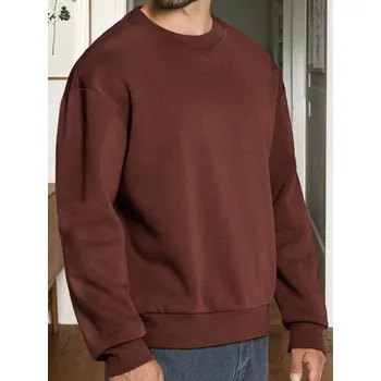 Pánská mikina Sinsay - Mikina basic - karmínová - 2325O-92X - 2325O-92X-M