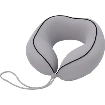 Polštář ProWorld Cestovní polštář z pěny, 25 x 25 x 11 cm, šedý