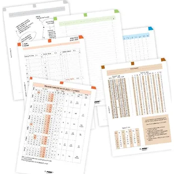 Diář náhradní sada ADK A4 týdenní 2026