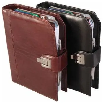 Diář diář ADK Premiér A5 denní kůže 2026 hnědá