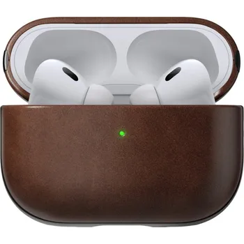 Pouzdro na mobilní telefon Obal pro AirPods Pro 2. gen Nomad Leather case - hnědé