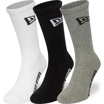 Pánské ponožky ponožky NEW ERA Flag crew socks 3pk WHIGRABLK velikost ponožek 39-42