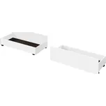 2 kusy, zásuvný kontejner, bílá, MIDEA