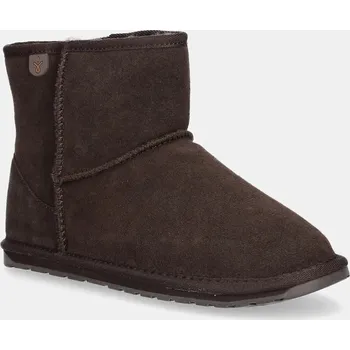 Dívčí sněhule Dětské semišové sněhule Emu Australia Wallaby Mini Teens hnědá barva, T10103 T10103.Wallaby.Mini 88X, EUR 37