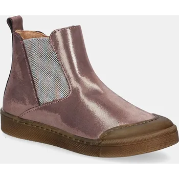Dívčí tenisky Dětské kotníkové boty z nubuku Froddo ROSARIO CHELYS růžová barva, G2160080 G2160080.25.30 34X, EUR 27