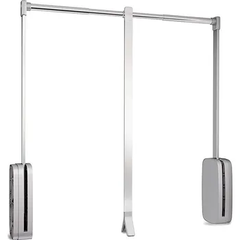 Šatní skříň Emuca S.R.L. Sklopná šatní tyč LUX, šířka od 45 cm do 115 cm, chrom Sklopná tyč - šířka (mm): 830 - 1150