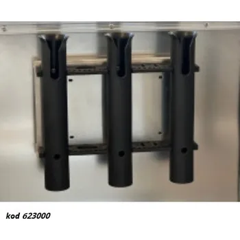 Linder Držák na pruty k lodím-trojitý-černý plast