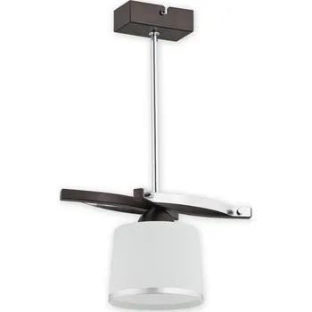 Lemir Závěsné svítidlo na tyči O2281 W1 RW Astred závěs 1, wenge + chrom