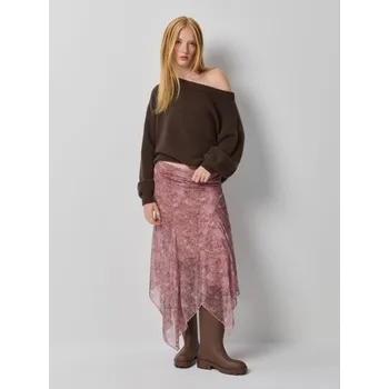 Dámská sukně Midi sukně - S - House - tmavě hnědá - 412GE-89P