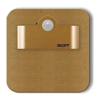 Příslušenství pro LED osvětlení SKOFF LED nástěnné svítidlo s čidlem MK-SAL-M-H SALSA SHORT mat.mosaz(M) tep