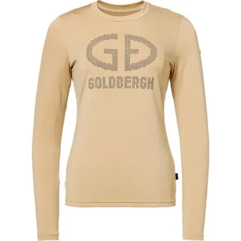 Dámské tričko Dámské tričko Goldbergh BLITZ - světle hnědá S