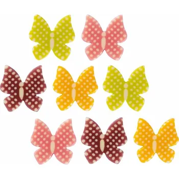 Čokoláda Čokoládová dekorace Motýli 8ks