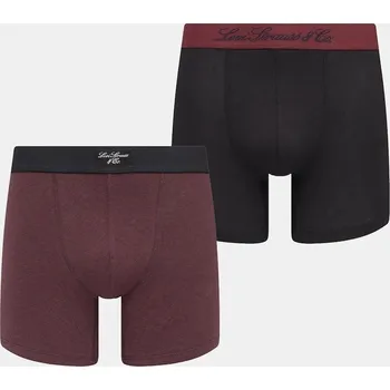 Boxerky Boxerky Levi's 2-pack 37149.1176 burgundské 93A, vel. M