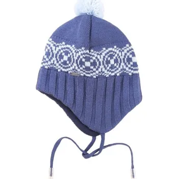 Čepice Kama dětská pletená Merino čepice B92 107 - světle modrá XS